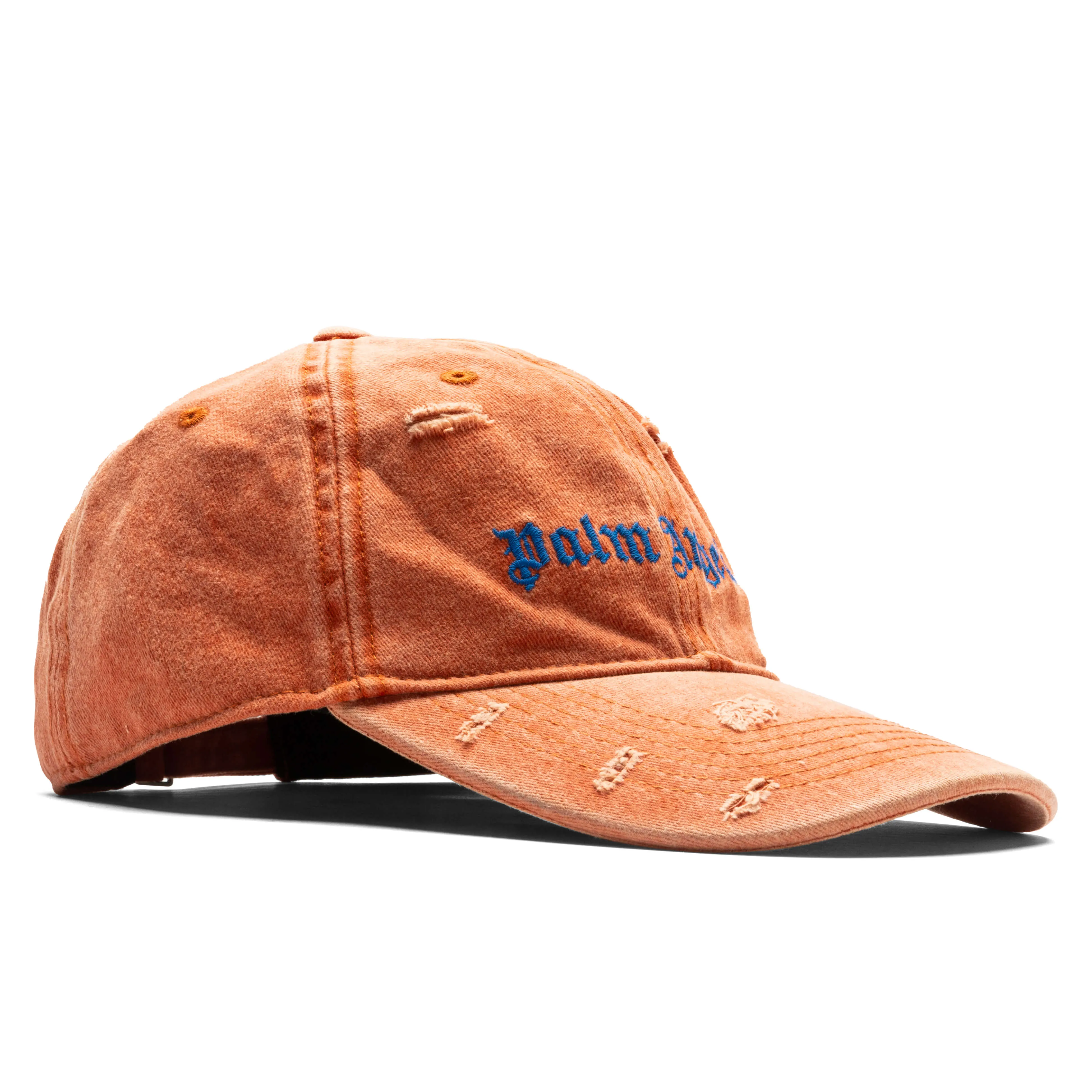 Orange and Blue Ripped Logo Cap