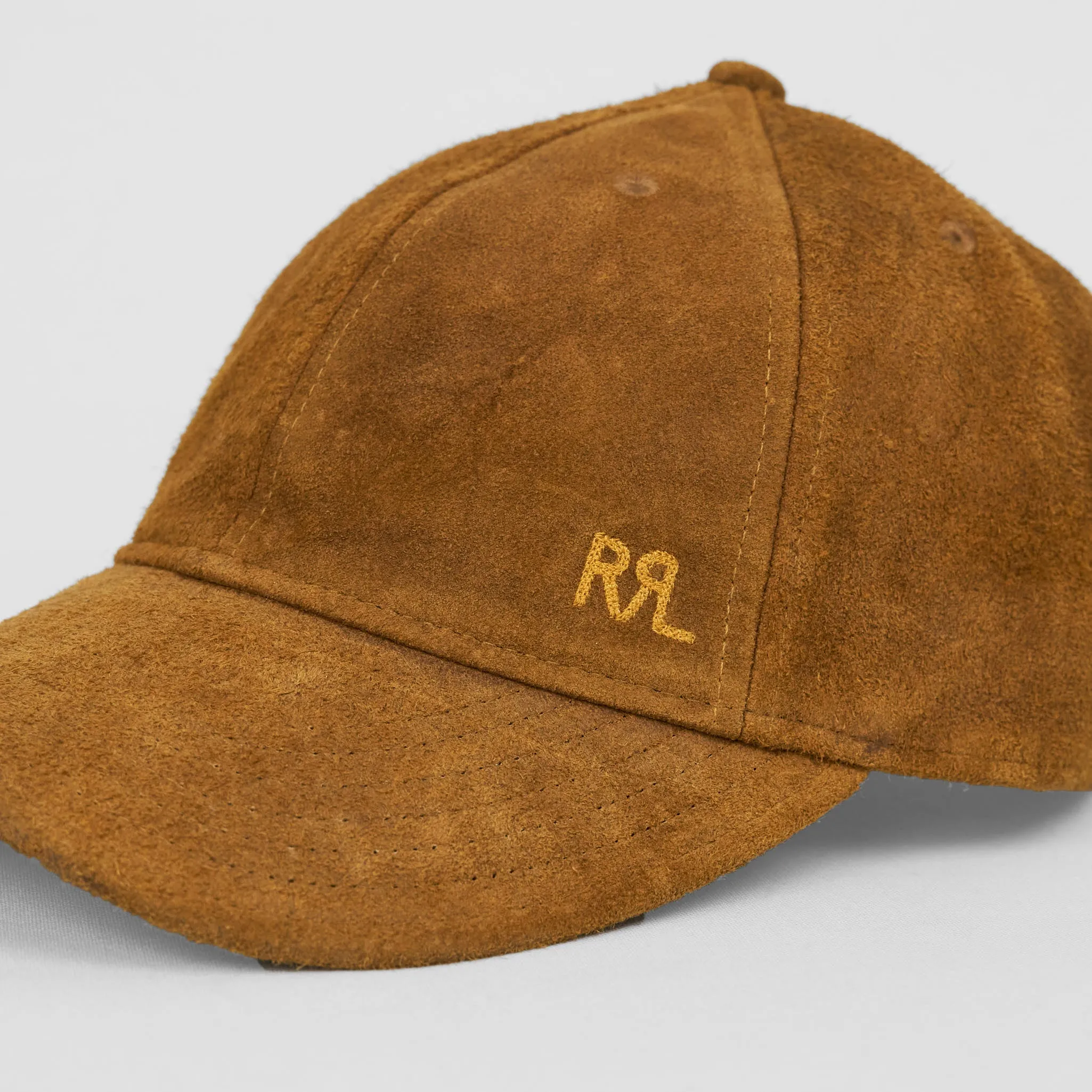 RRL Suede Baseball Hat