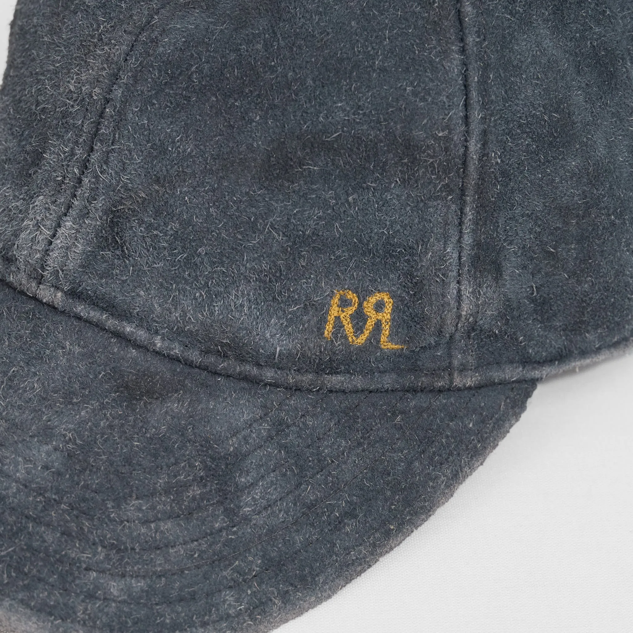 RRL Suede Baseball Hat