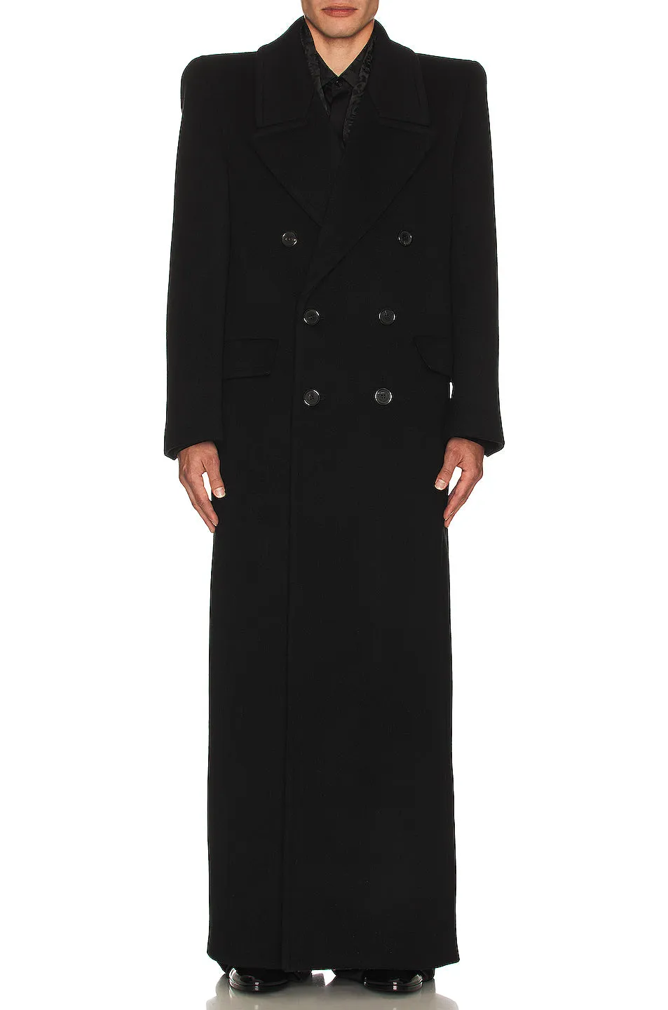 Saint Laurent Coat with Mount Sleeve