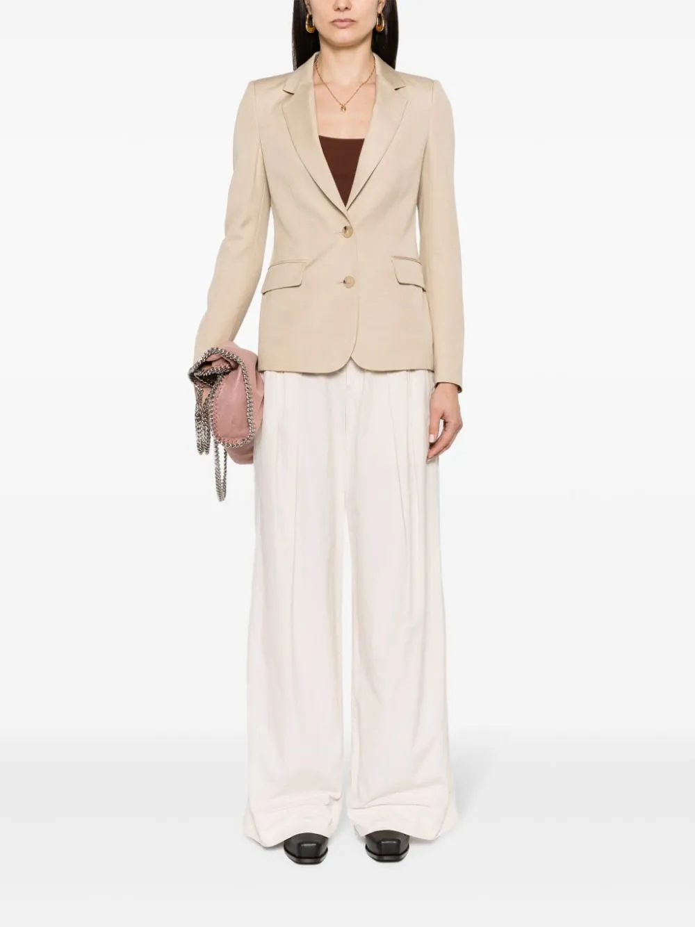 Sand Beige Women's Blazer by STELLA MCCARTNEY: Timeless Elegance