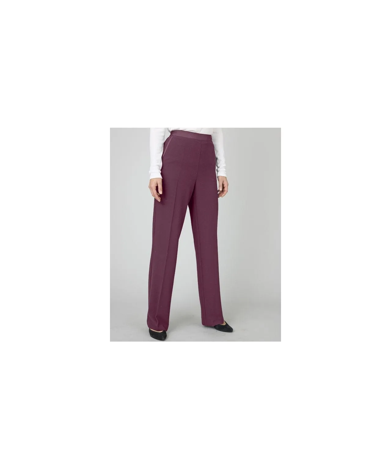 Satin Trimmed Trousers