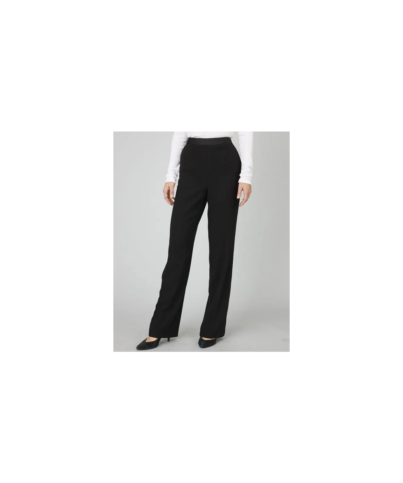 Satin Trimmed Trousers