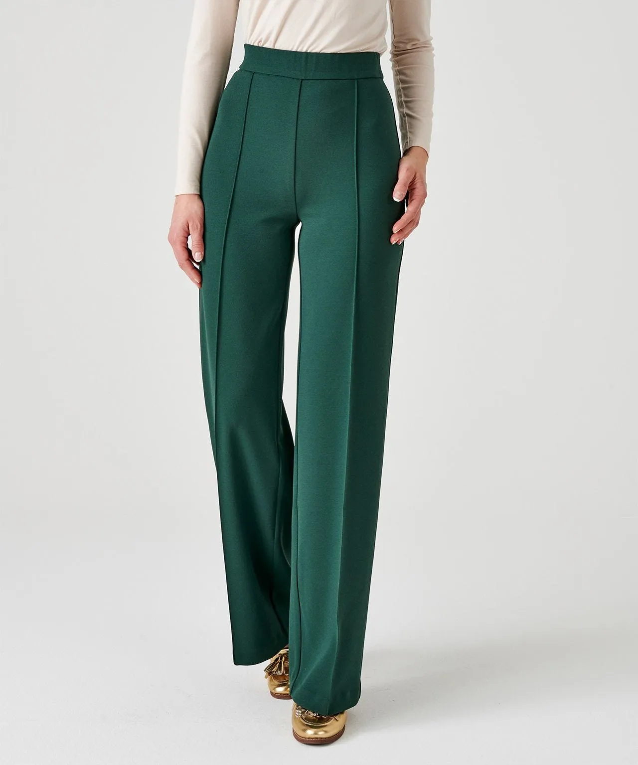 Comfortable Wide-Leg Trousers with Secret Stretch