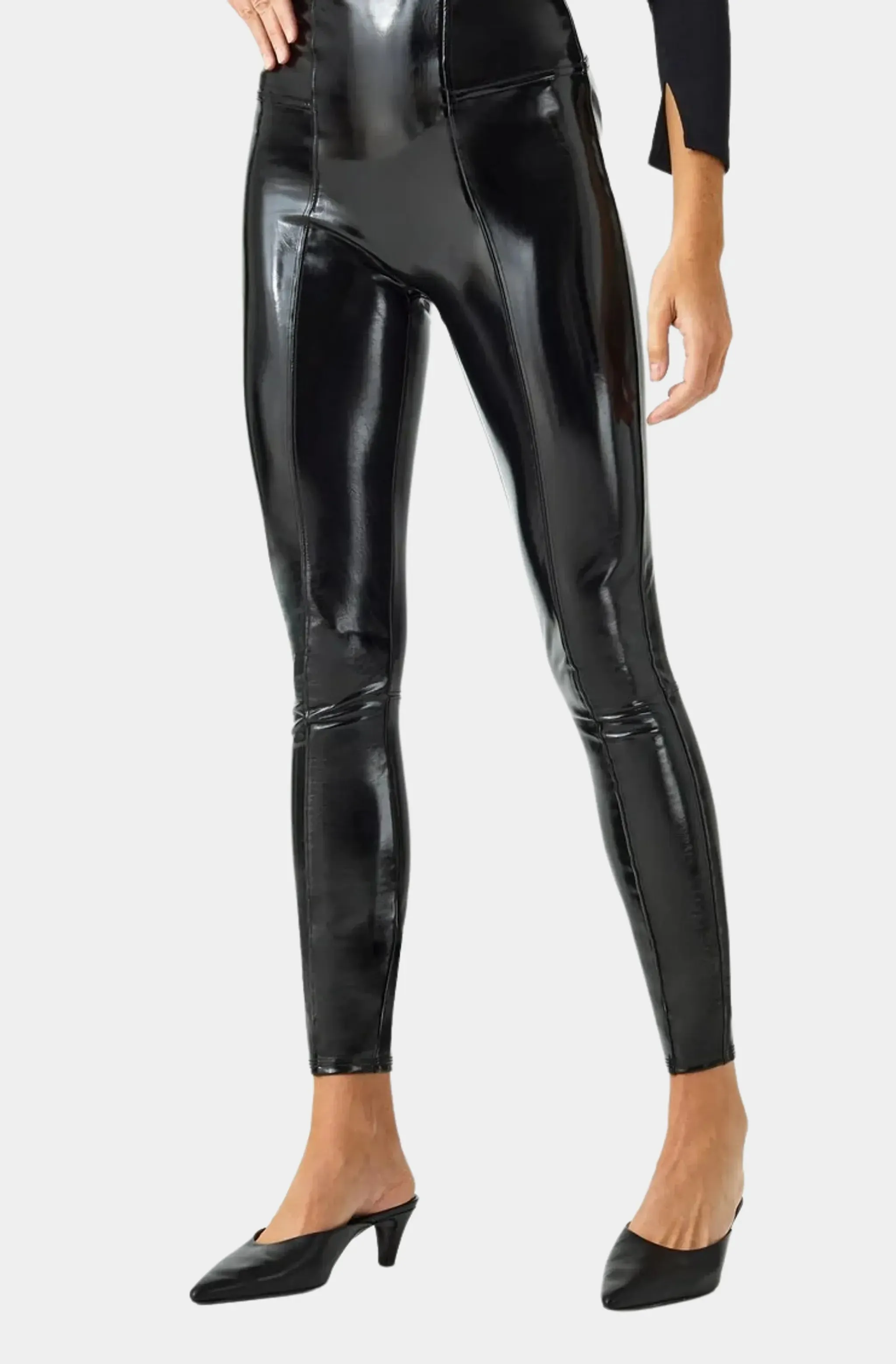 Shiny Patent Leather Leggings