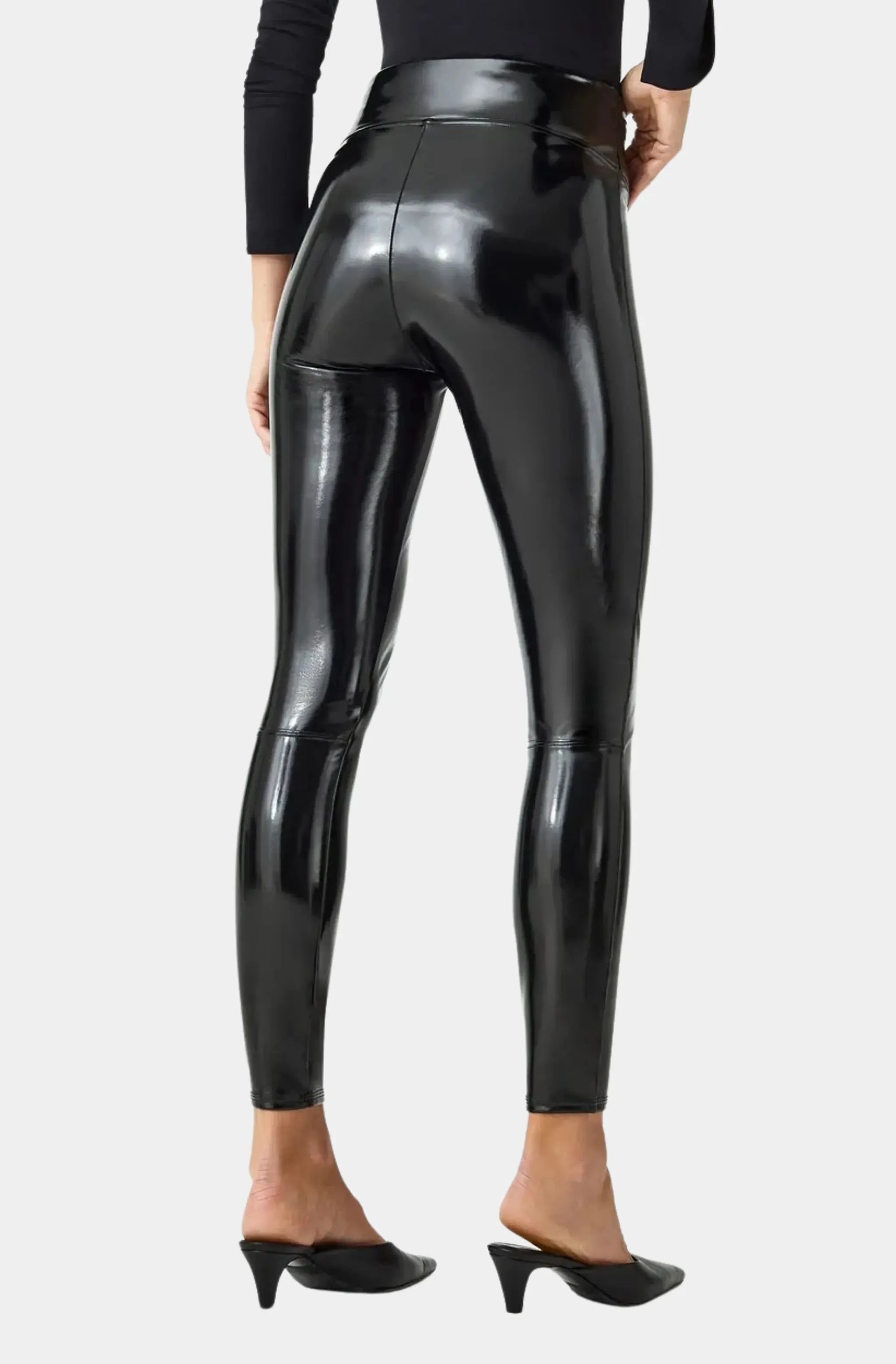 Shiny Patent Leather Leggings