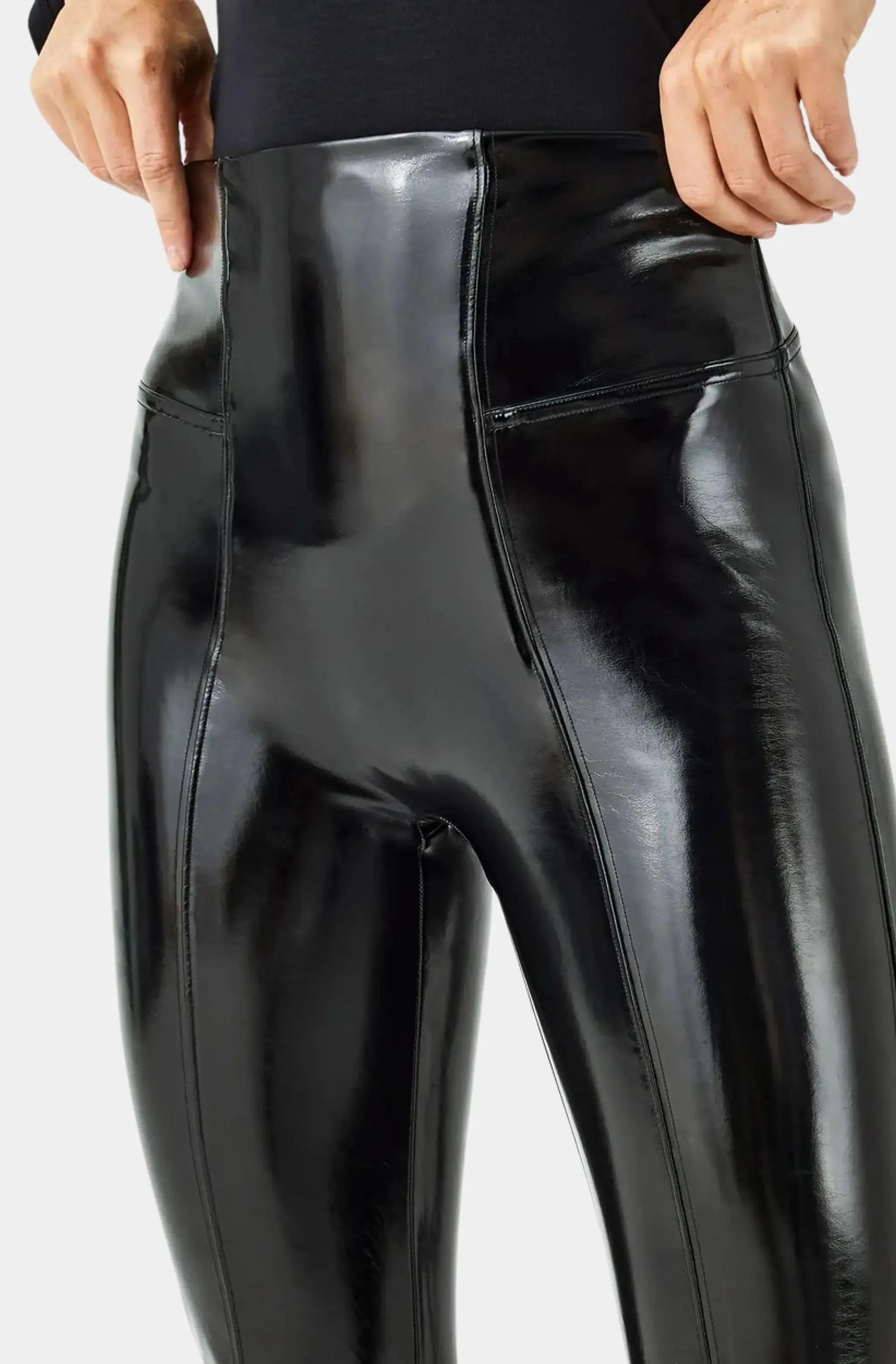 Shiny Patent Leather Leggings