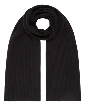 Short Cashmere Scarf Black.