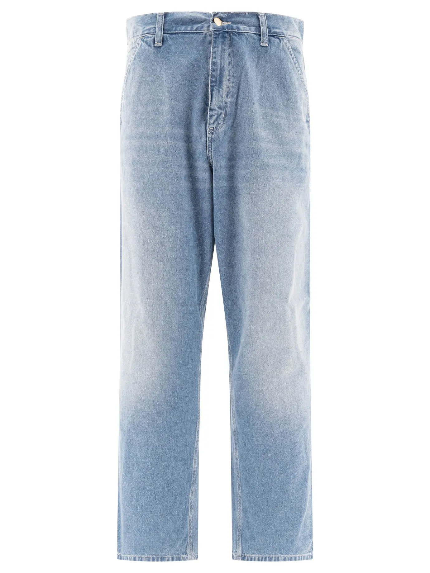 Light Blue Simple Trousers