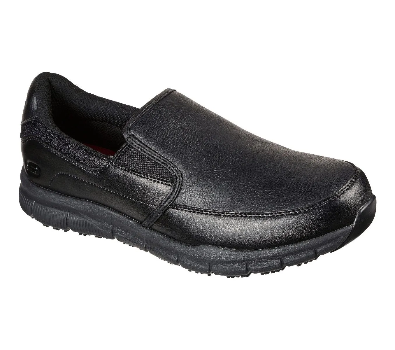 Skechers Nampa Groton Black Work Shoes