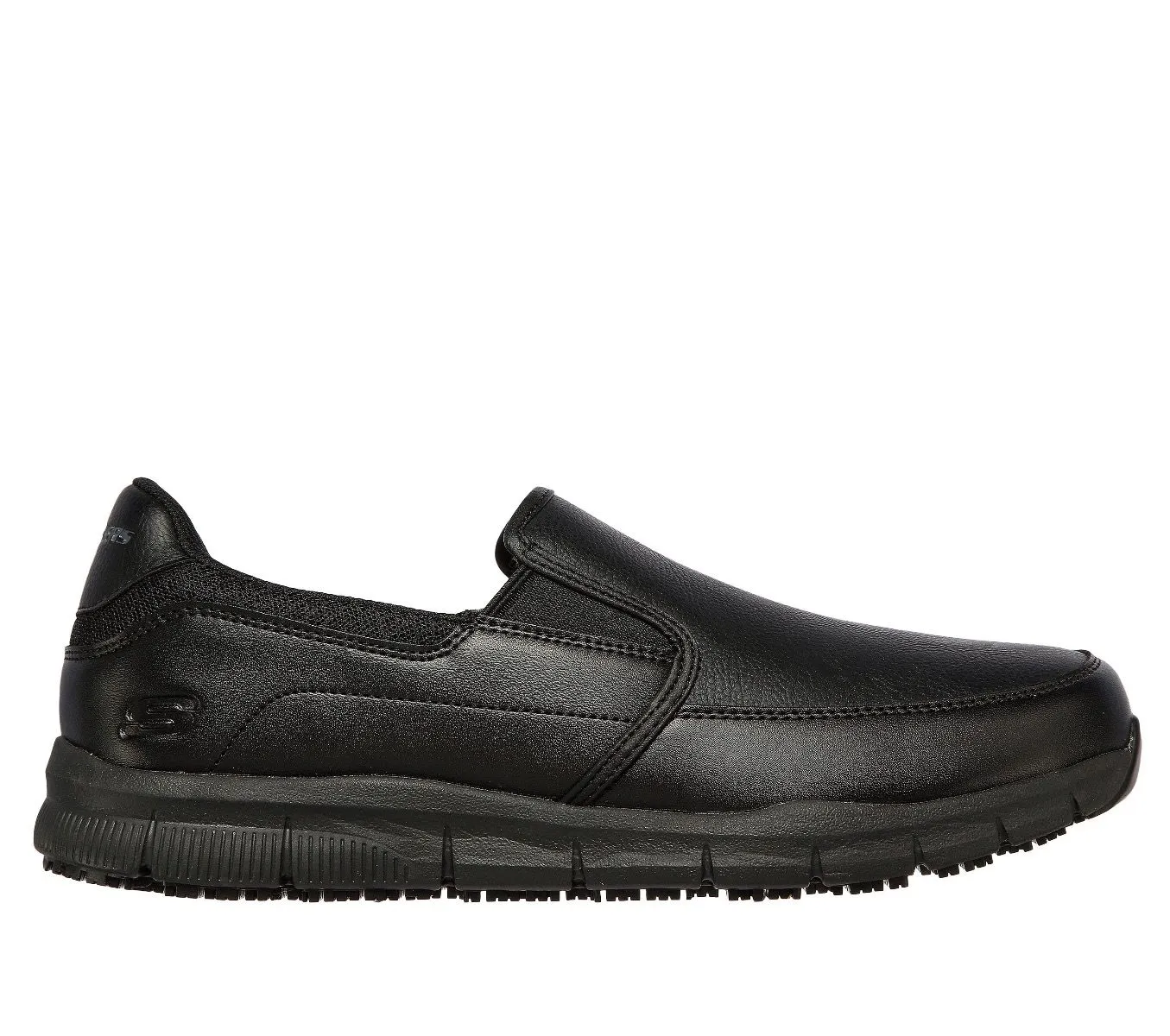 Skechers Nampa Groton Black Work Shoes