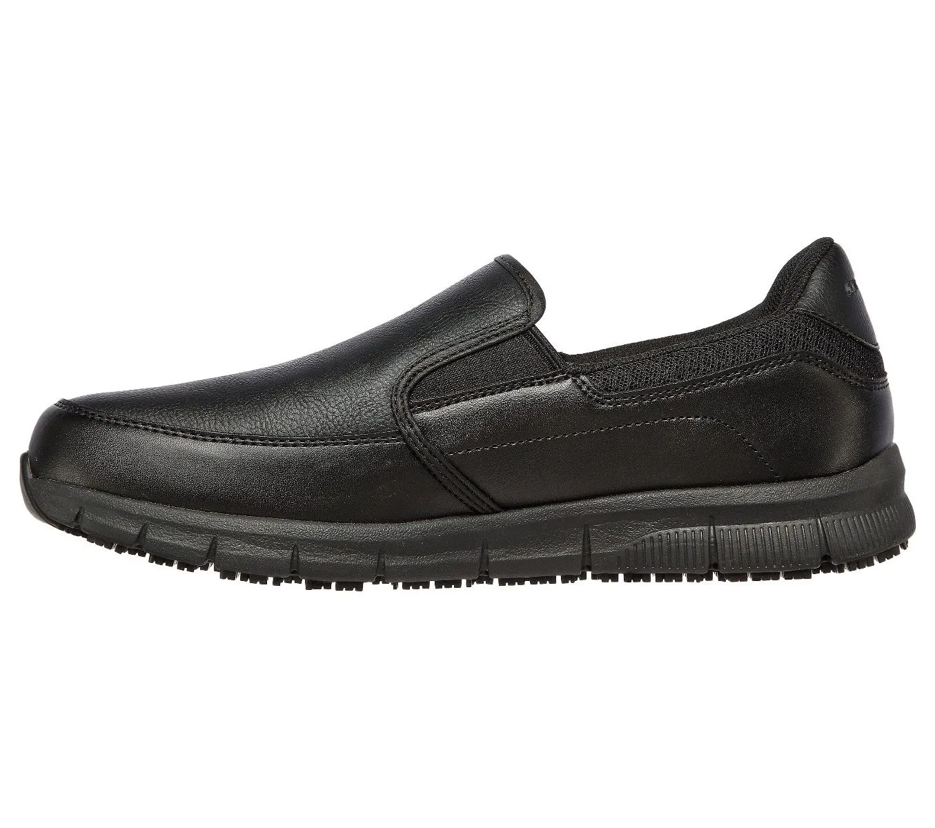 Skechers Nampa Groton Black Work Shoes