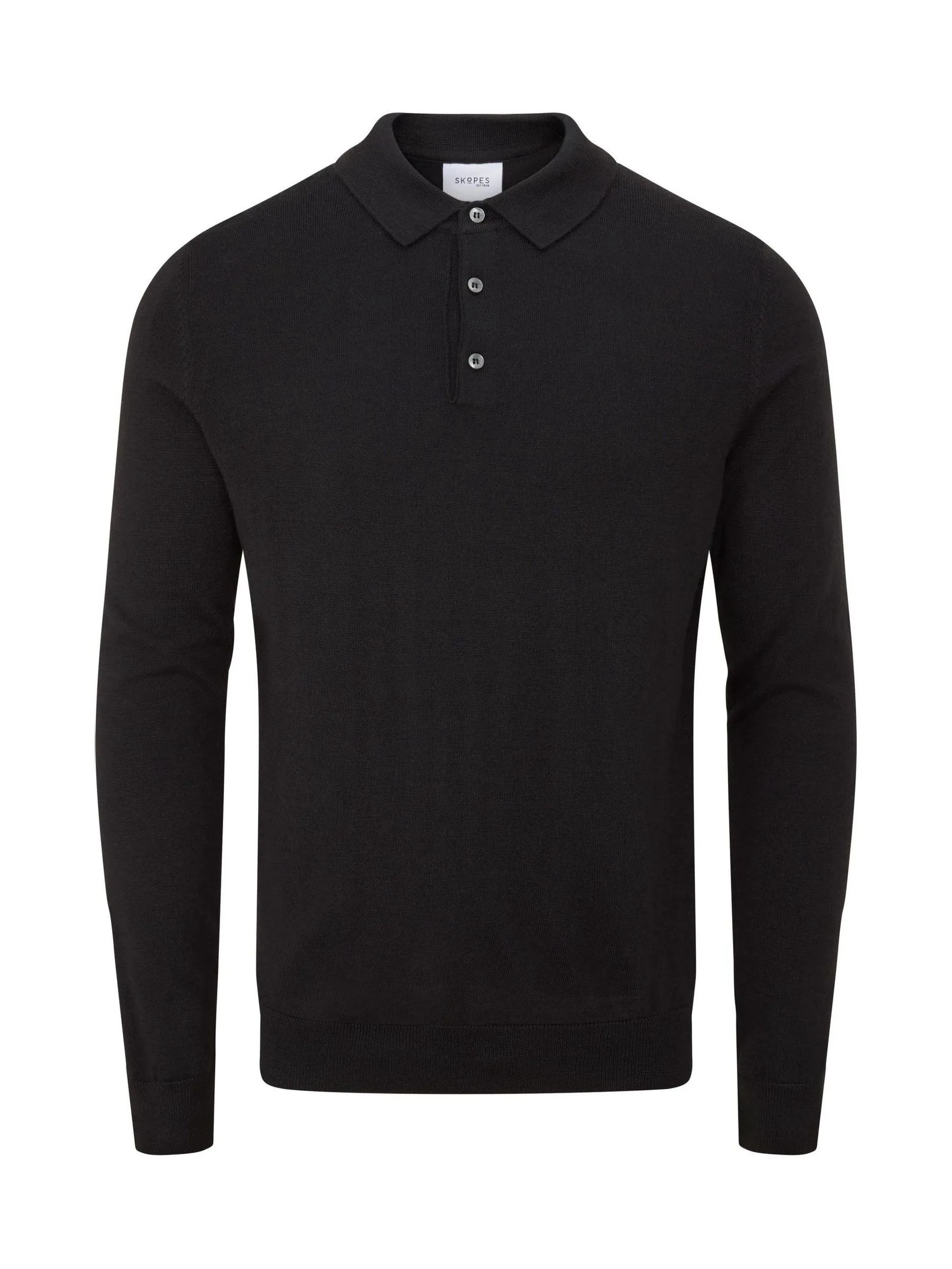 Skopes Black Brad Polo Jumper