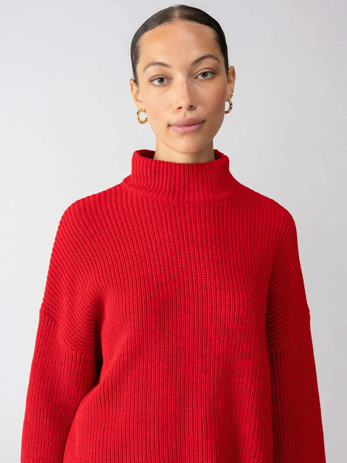 Mars Red Stay Cozy Sweater