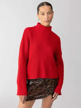 Mars Red Stay Cozy Sweater