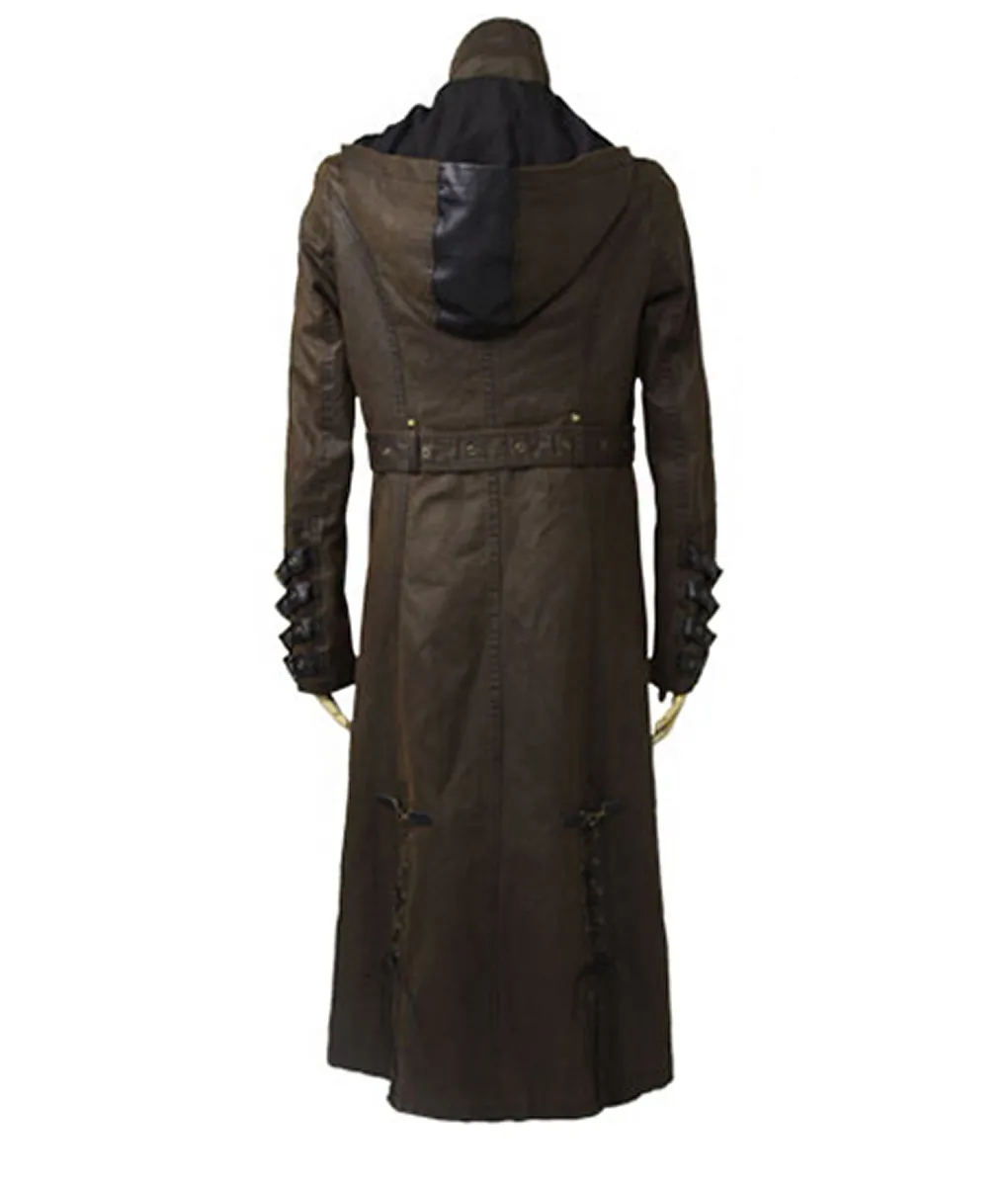 Steampunk Twill Long Coat - Trench Style - TLC United States.