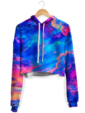 Sky Storybook Crop Hoodie