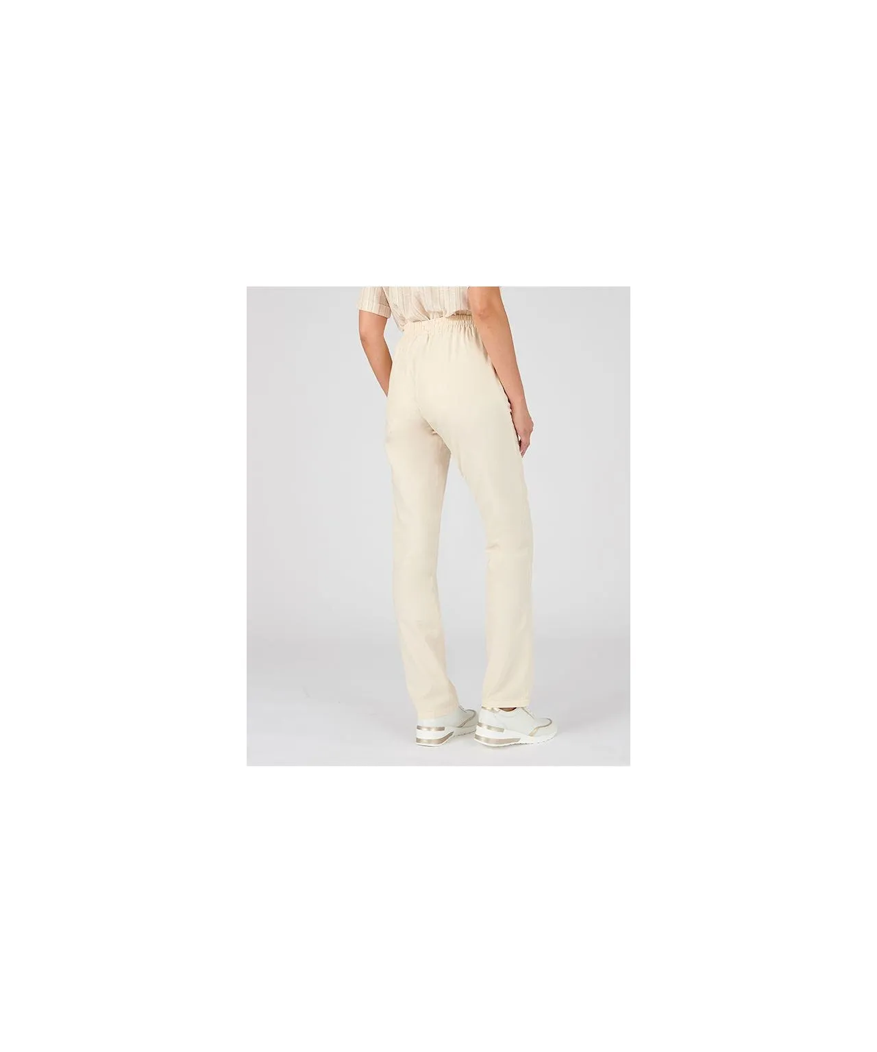 Pull-on Trousers with Stretch Waist