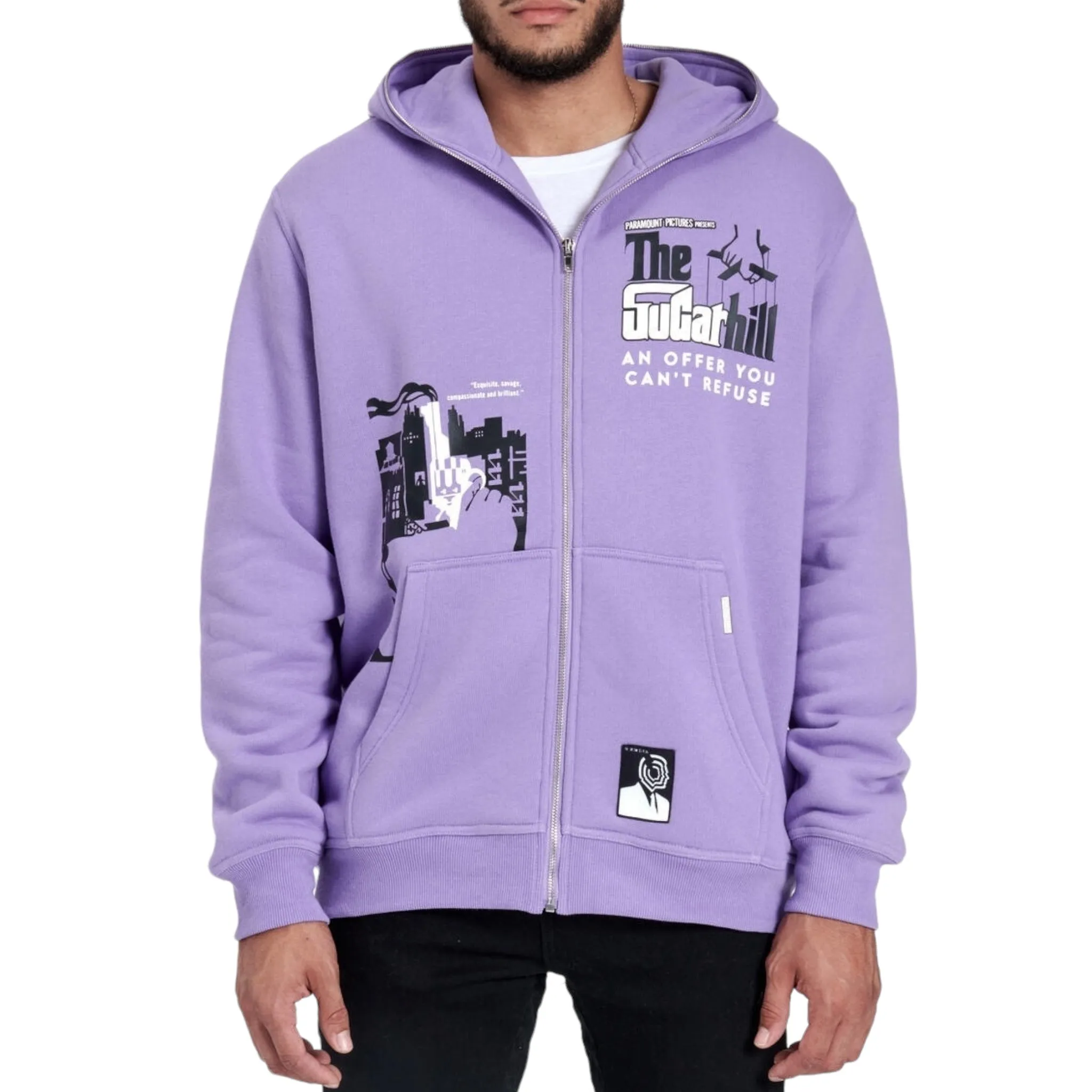 SUGARHILL Hoodie Corleone with Full Zip - Size 07