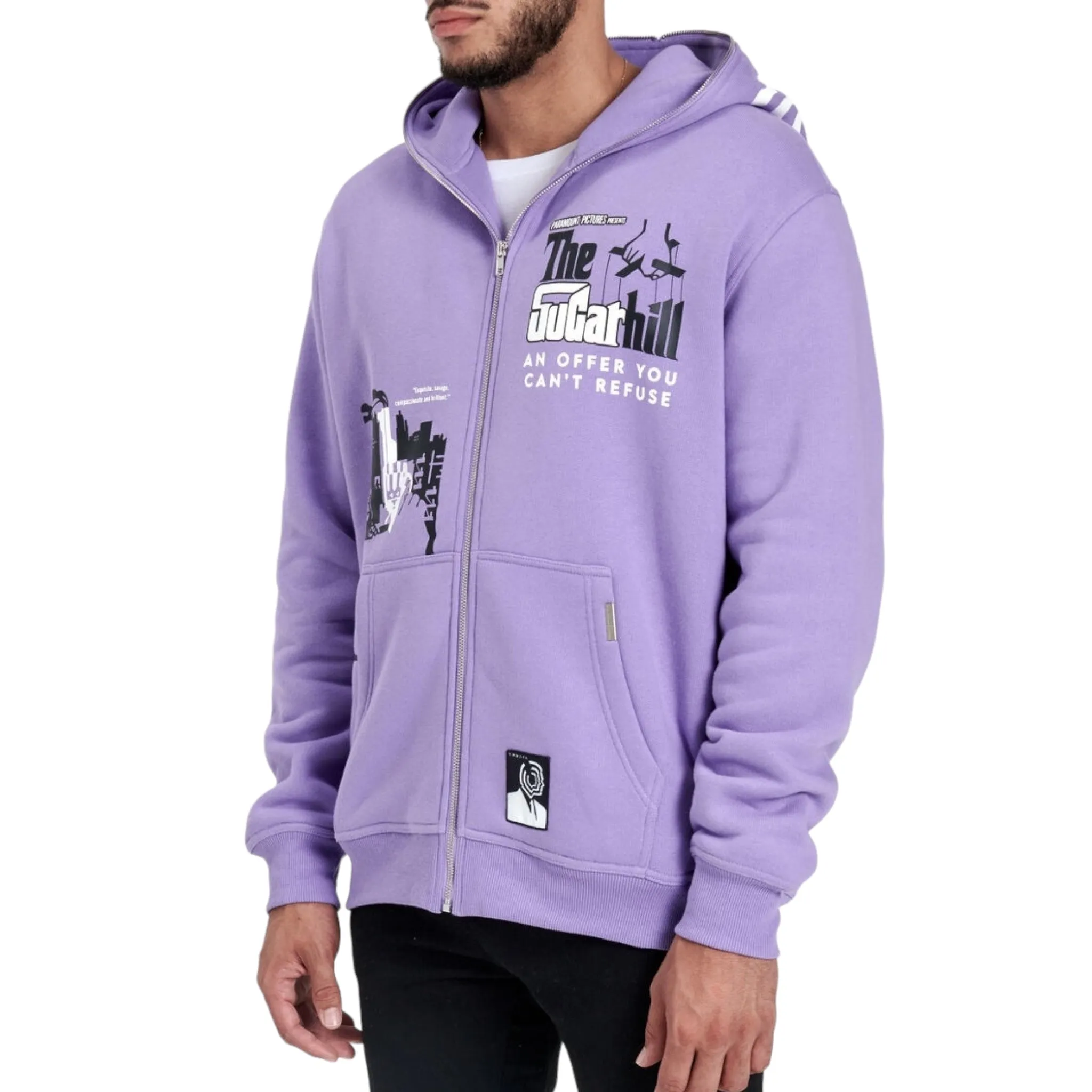 SUGARHILL Hoodie Corleone with Full Zip - Size 07