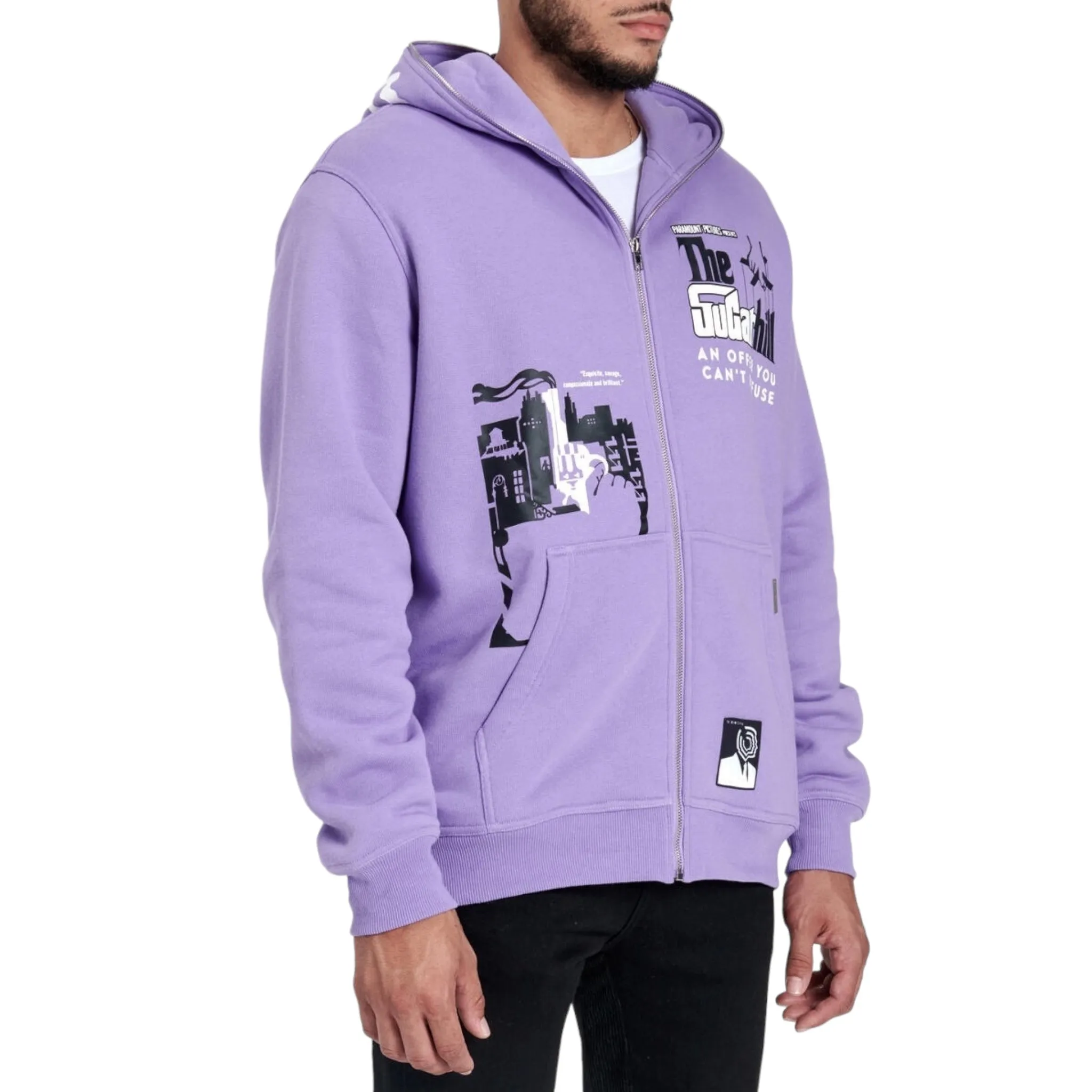 SUGARHILL Hoodie Corleone with Full Zip - Size 07