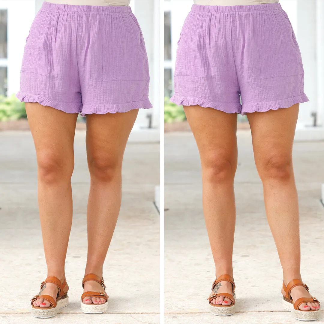 Lilac Sunkissed Daze Shorts