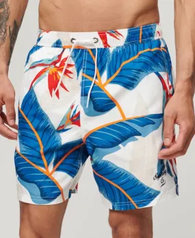 Optic Paradise Superdry Hawaiian Print Swim Shorts