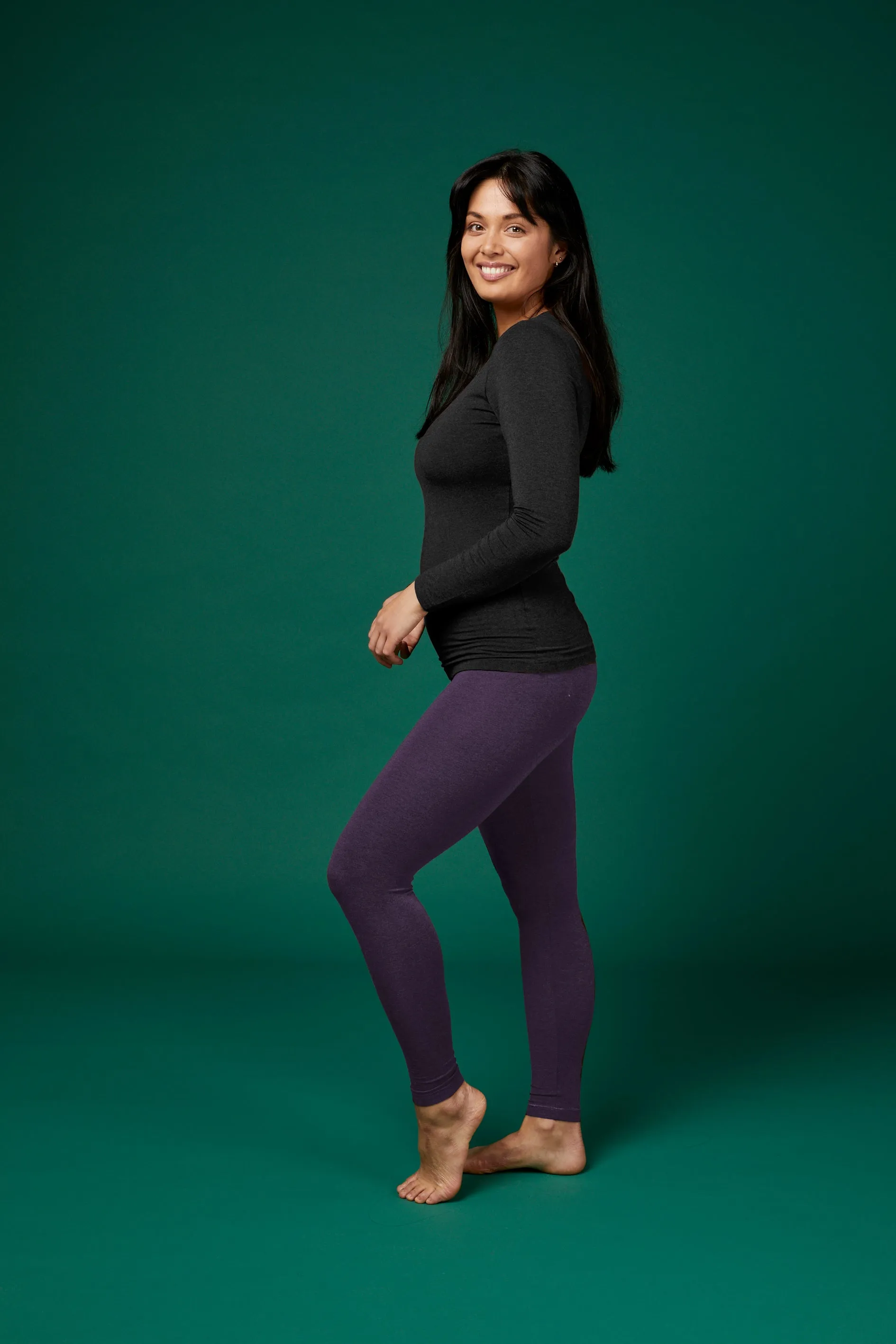 Tani Long Leggings Mulberry