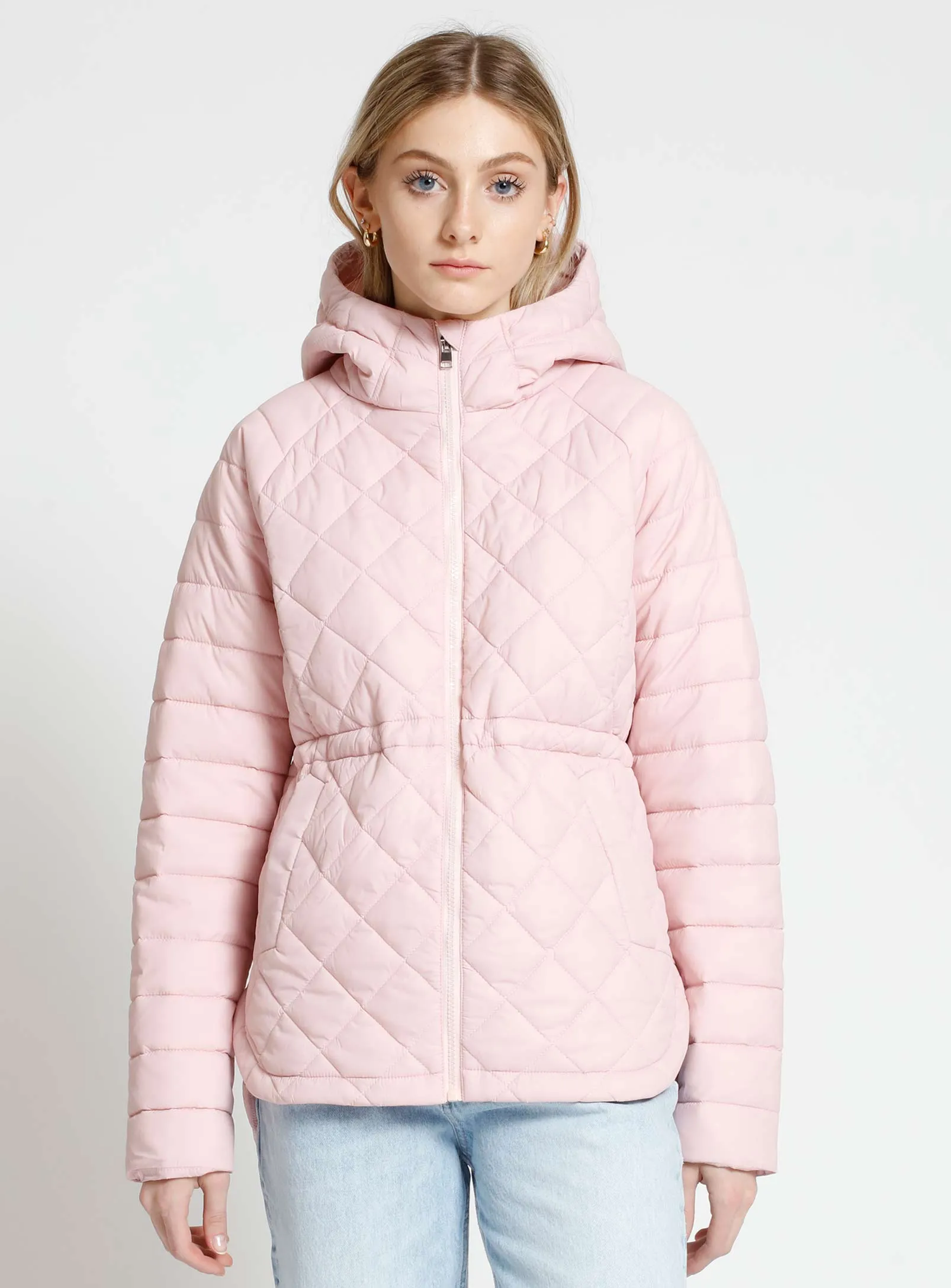 TASYA Diamond Quilted Lightweight Jacket | Manteau Ultralight à Couture Diamant