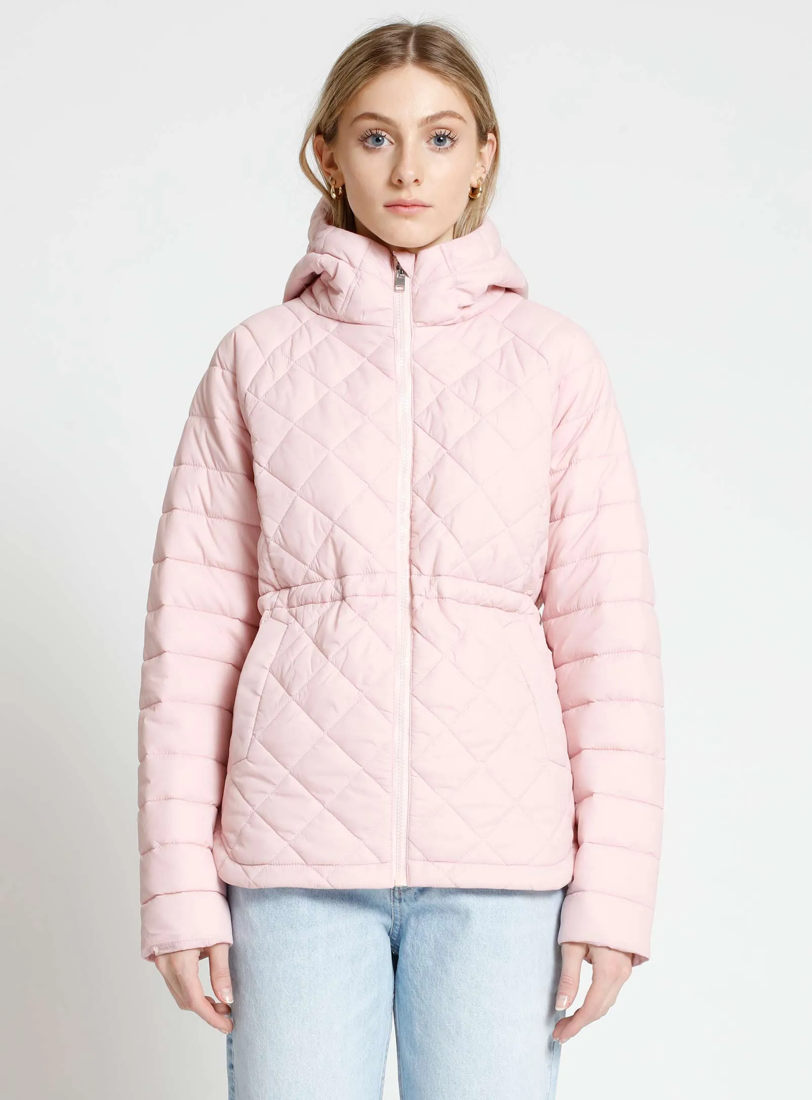 TASYA Diamond Quilted Lightweight Jacket | Manteau Ultralight à Couture Diamant