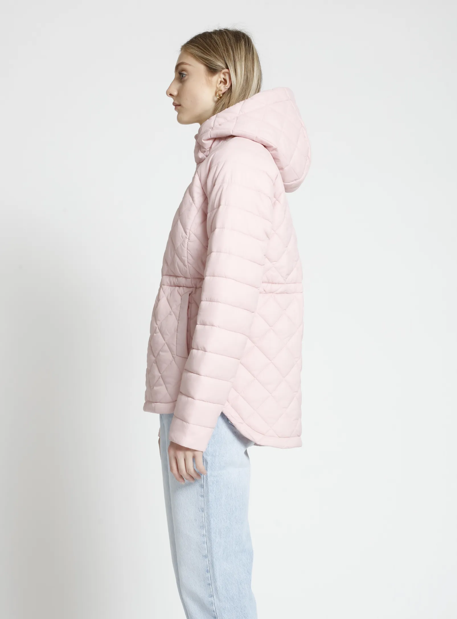 TASYA Diamond Quilted Lightweight Jacket | Manteau Ultralight à Couture Diamant