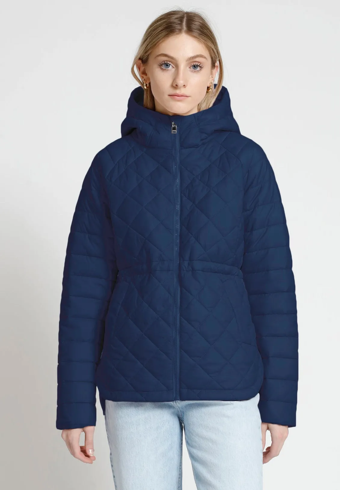 TASYA Diamond Quilted Lightweight Jacket | Manteau Ultralight à Couture Diamant