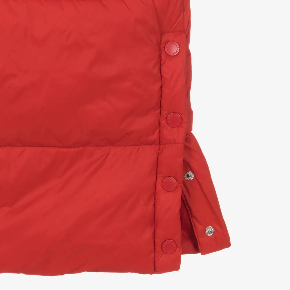 Red Puffer Coat for Teen Girls