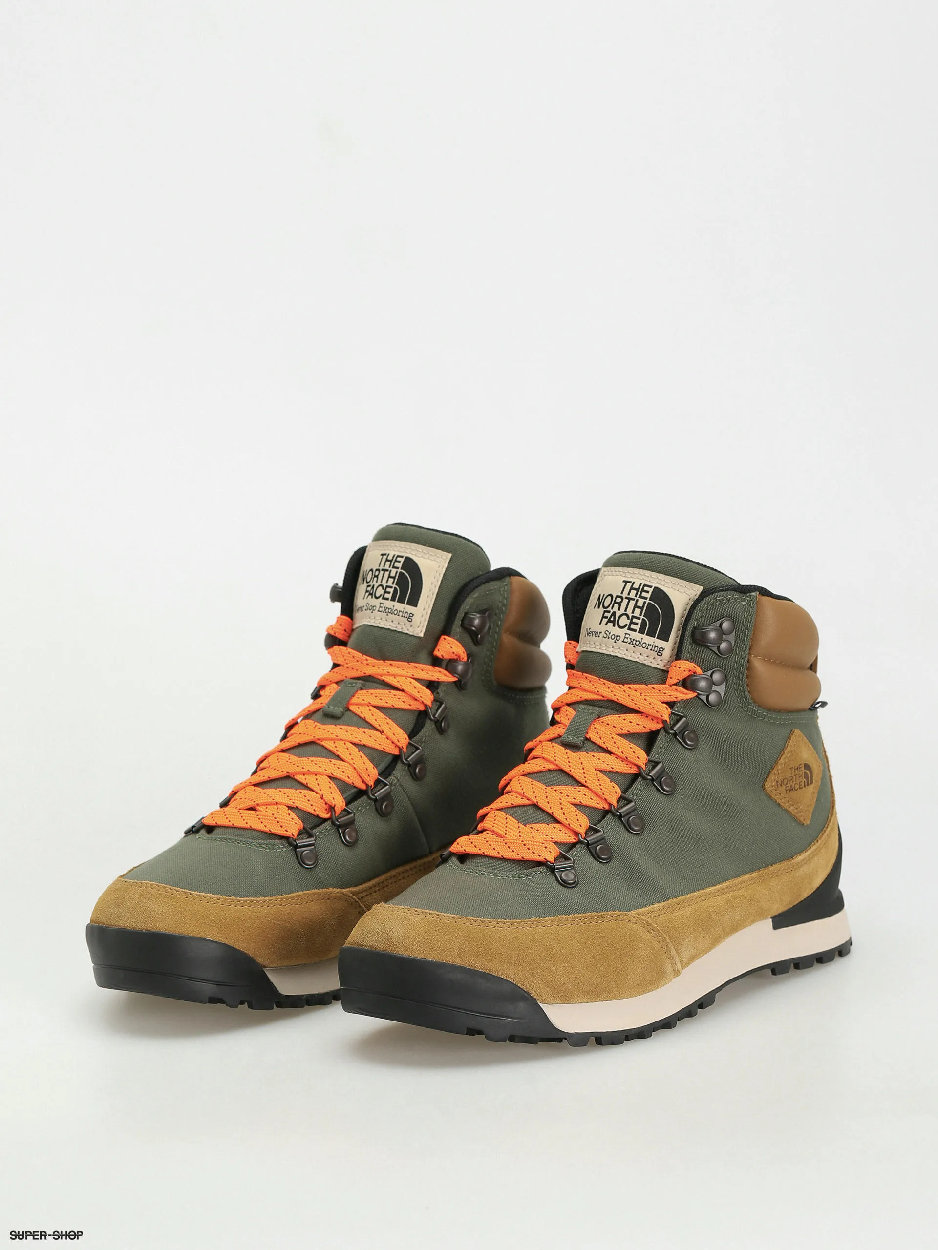 The North Face Back To Berkeley Iv Textile Wp Shoes in Thyme/Utility Brown