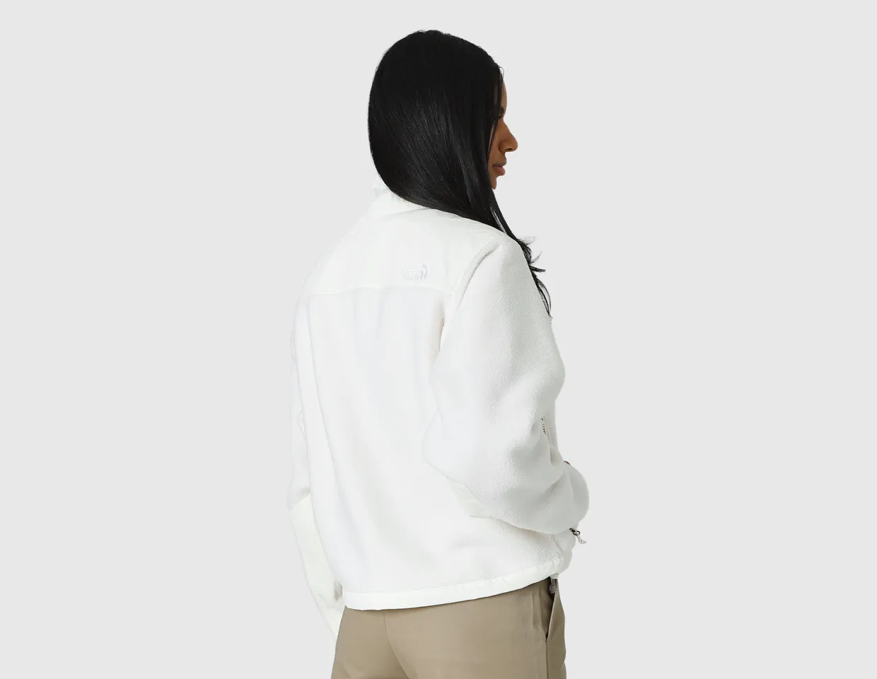 The North Face Women's '92 Ripstop Denali Jacket in White Dune