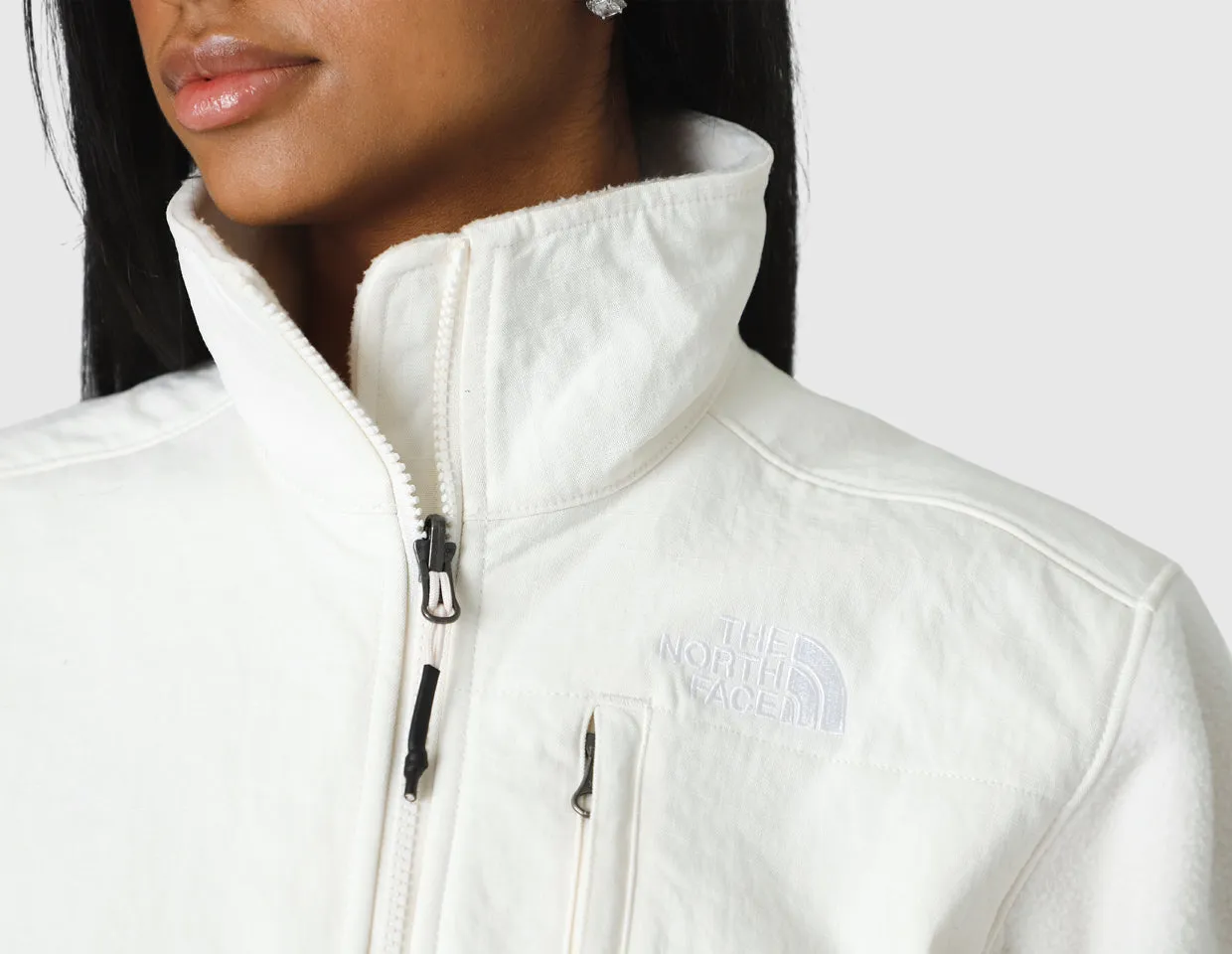 The North Face Women's '92 Ripstop Denali Jacket in White Dune