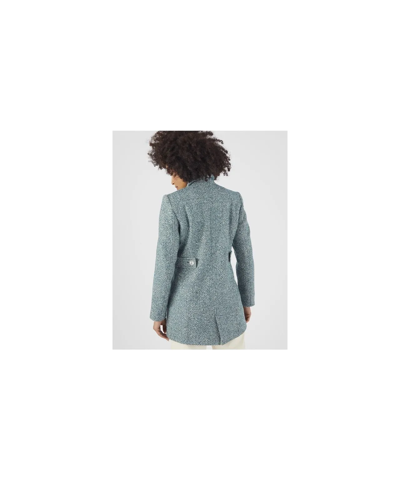 Warm Wool Coat Made from Recycled Materials