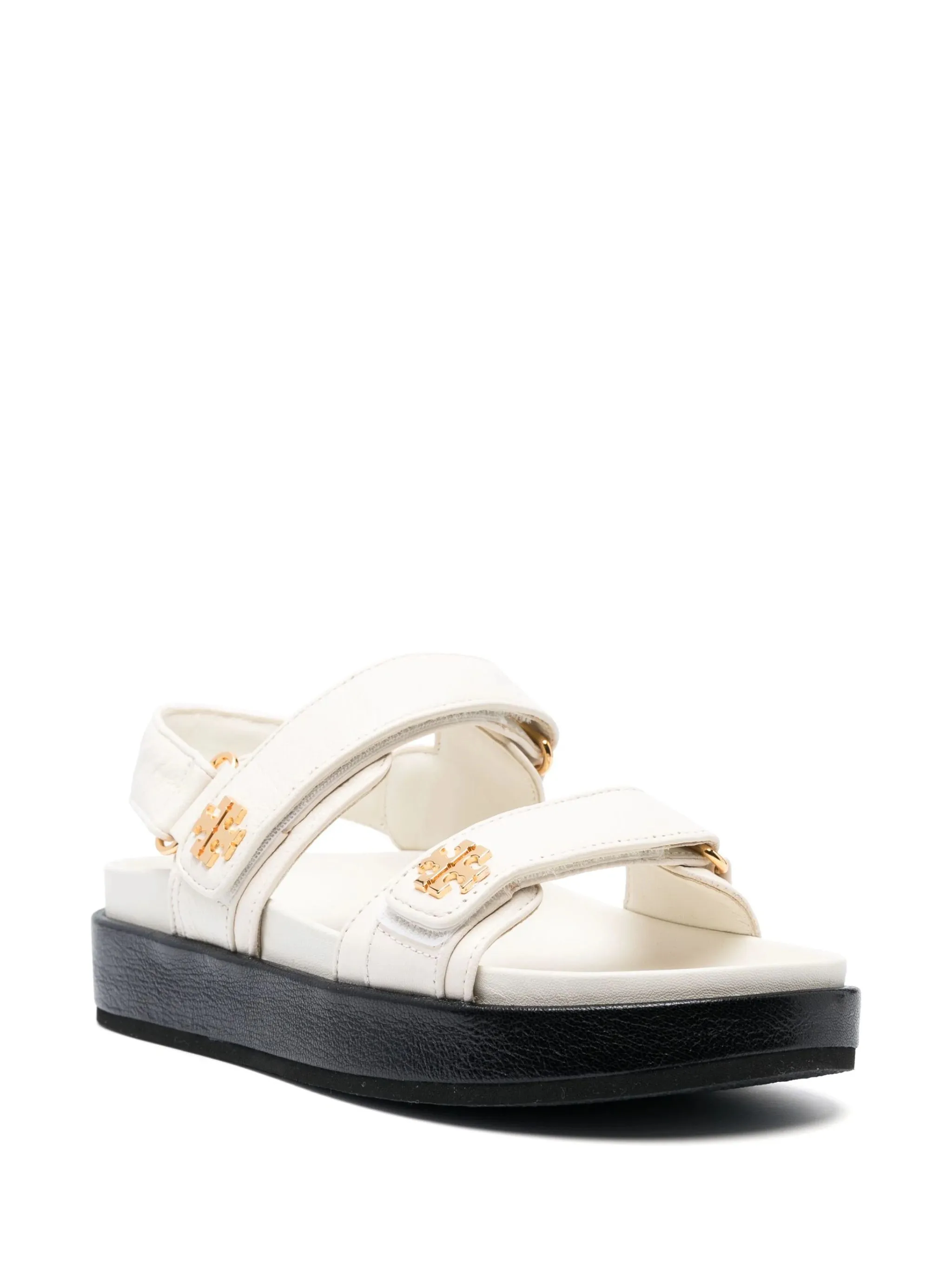 TORY BURCH White Leather Kira Sporty Sandals