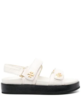 TORY BURCH White Leather Kira Sporty Sandals