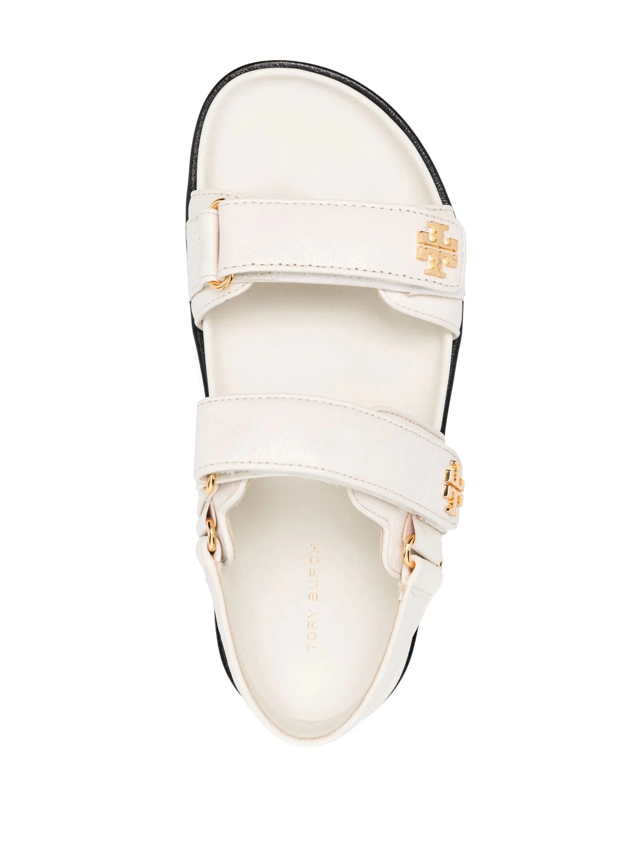 TORY BURCH White Leather Kira Sporty Sandals