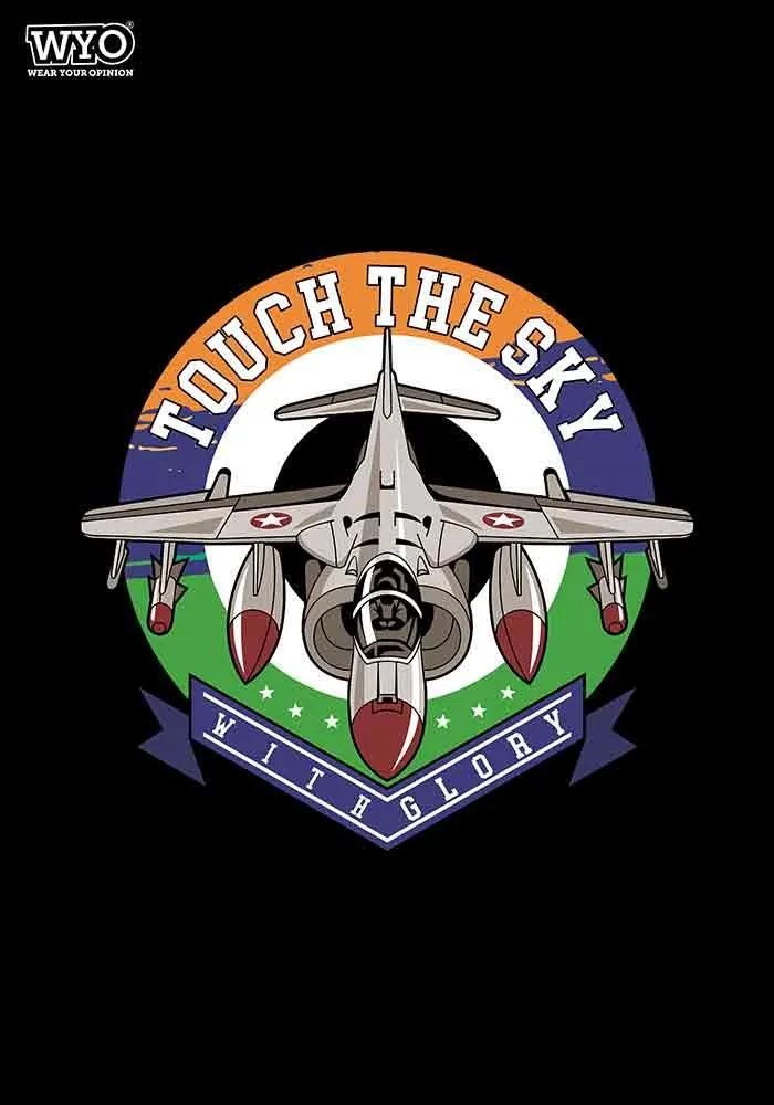 Touch The Sky Air Force Women T-Shirt Online Shop