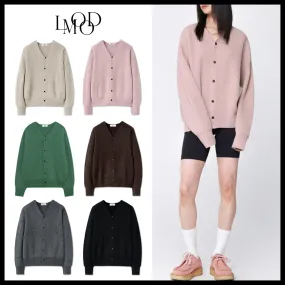 Unisex Blended Fabrics Plain Cardigans for Street Style | LMOOD