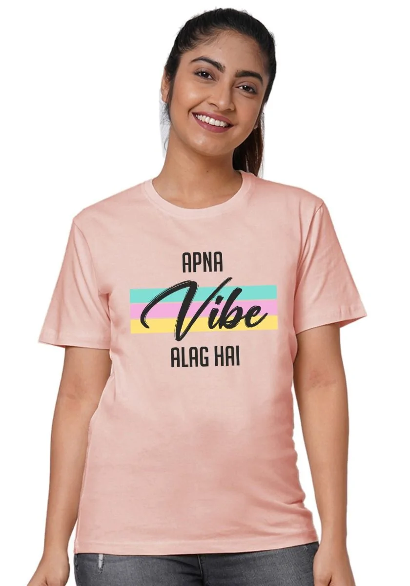 Vibe Alag Hai Womens T-Shirt Store