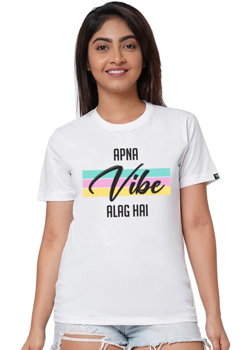 Vibe Alag Hai Womens T-Shirt Store