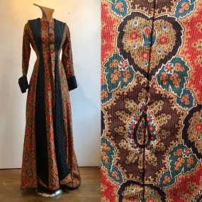 Victorian Era Paisley Day Coat from the 1890s