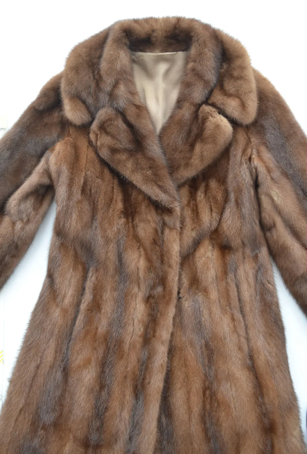 Vintage 1950s Brown Mink Schiaparelli Paris