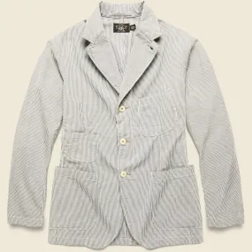 Cream Grey Wadebridge Seersucker Sport Coat