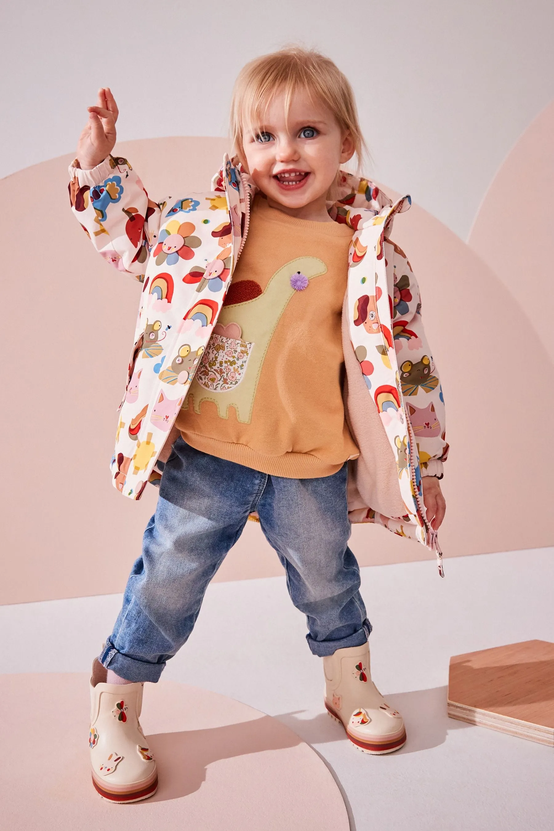 Waterproof Colorblock Coat for Kids (3 months - 7 years)