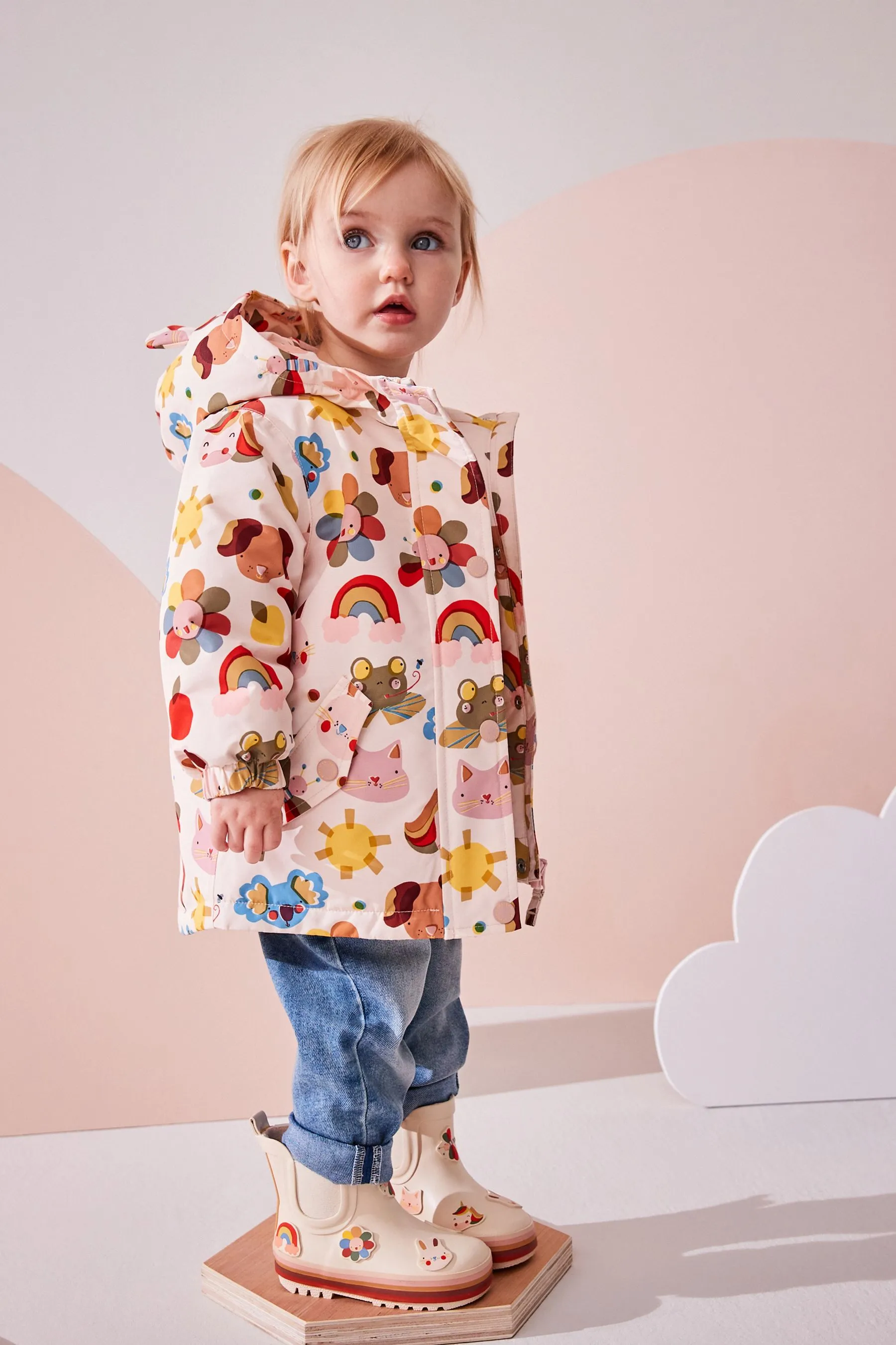 Waterproof Colorblock Coat for Kids (3 months - 7 years)