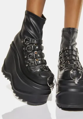 Wave-110 Platform Boots-